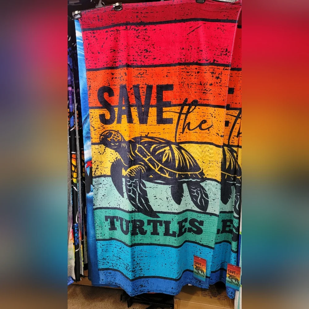 Summer Deal🏷 Cotton Colorful Turtle Beach Towel Or Decor